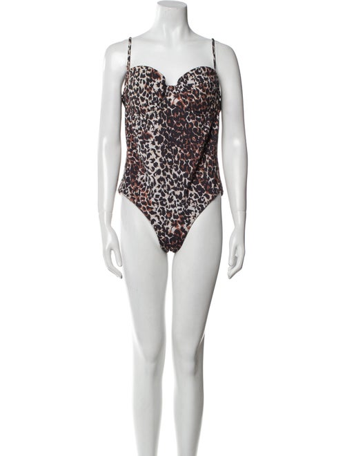 Veronica Beard Animal Print One-Piece