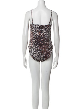 Veronica Beard Animal Print One-Piece