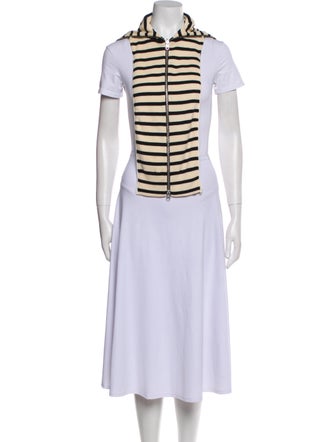 Veronica Beard Wool Striped Dickey