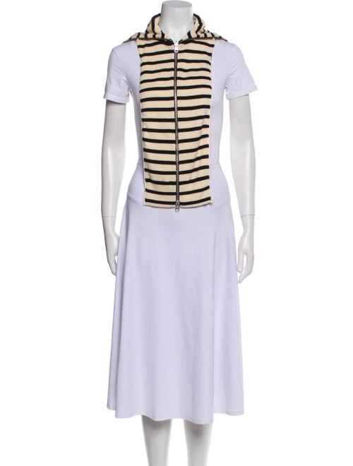 Veronica Beard Wool Striped Dickey