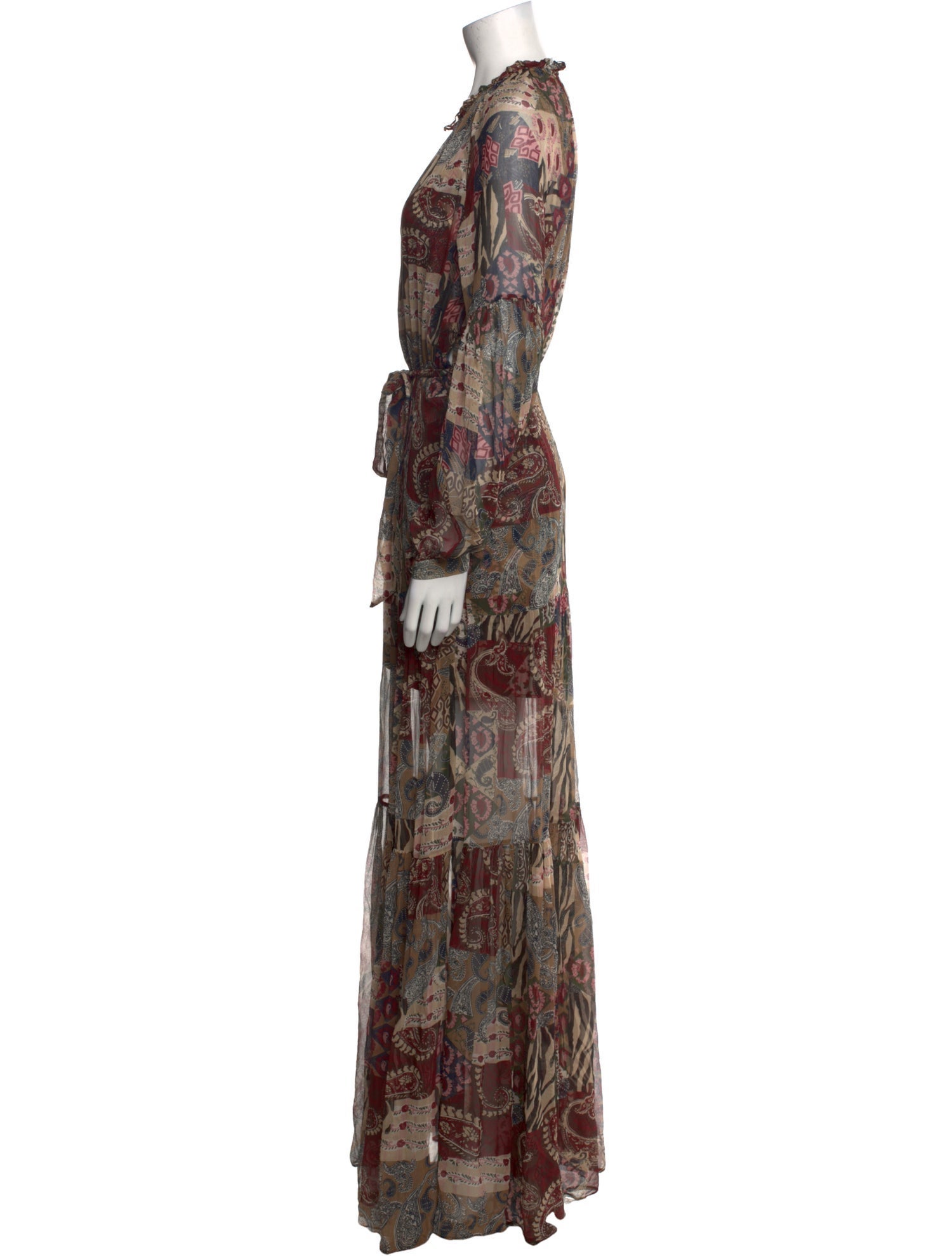 Veronica Beard Silk Long Dress
