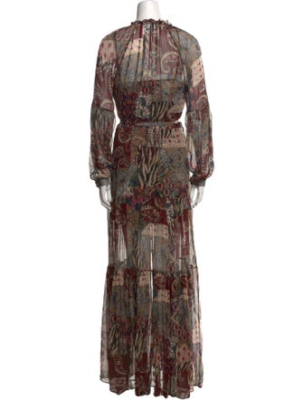 Veronica Beard Silk Long Dress