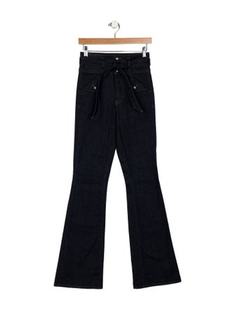 Veronica Beard High-Rise Wide Leg Jeans