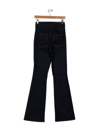 Veronica Beard High-Rise Wide Leg Jeans