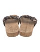 Veronica Beard Animal Print Slides