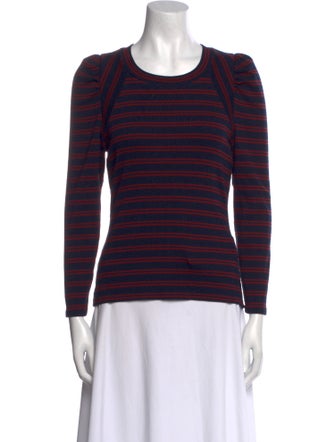 Veronica Beard Supima Cotton Striped Top