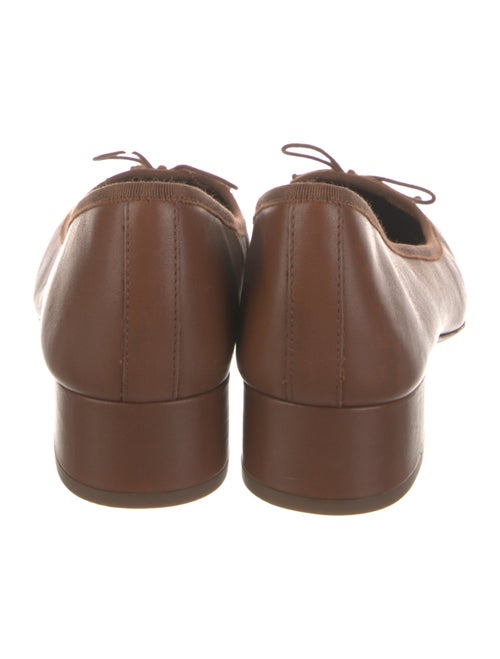 Veronica Beard Leather Bow Accents Pumps