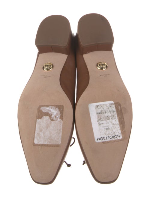 Veronica Beard Leather Bow Accents Pumps