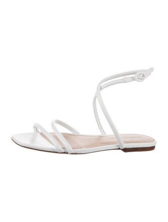 Veronica Beard Embossed Leather Sandals