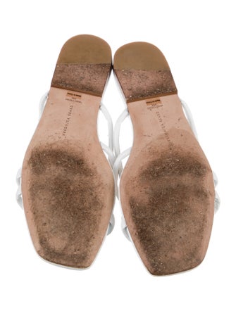 Veronica Beard Embossed Leather Sandals