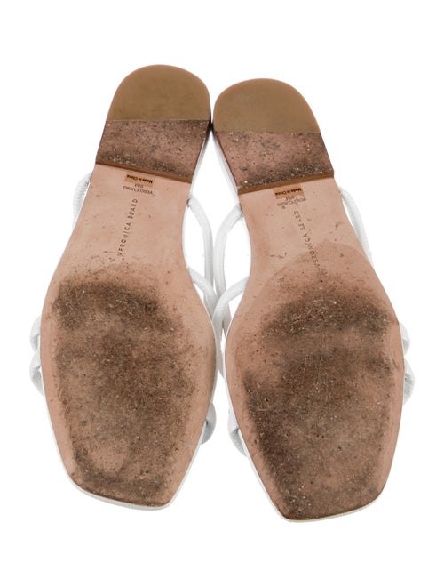 Veronica Beard Embossed Leather Sandals