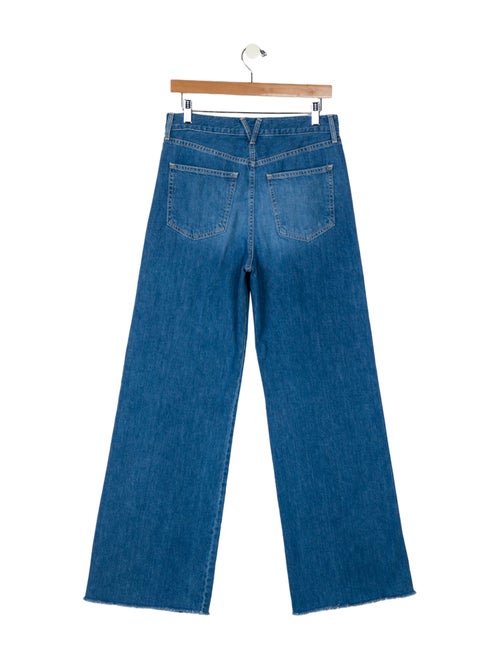 Veronica Beard High-Rise Wide Leg Jeans