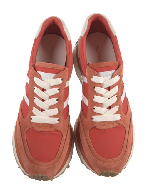 Veronica Beard Suede Leather Trim Embellishment Sneakers