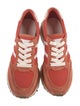 Veronica Beard Suede Leather Trim Embellishment Sneakers