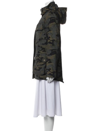 Veronica Beard Wool Printed Parka