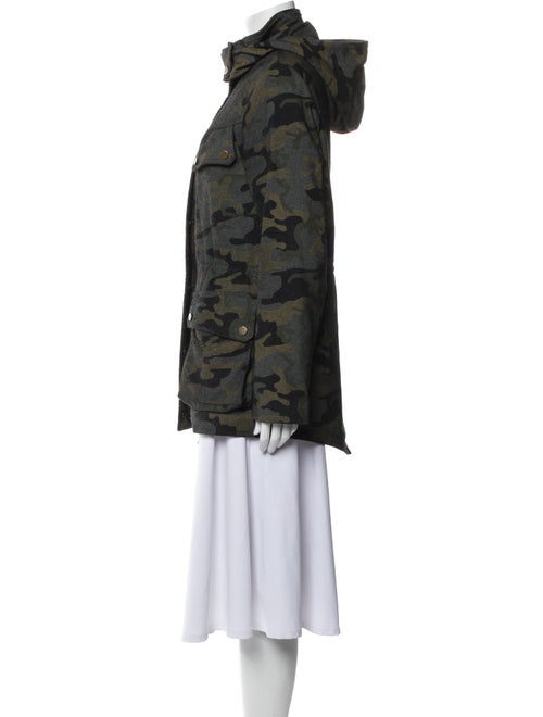 Veronica Beard Wool Printed Parka