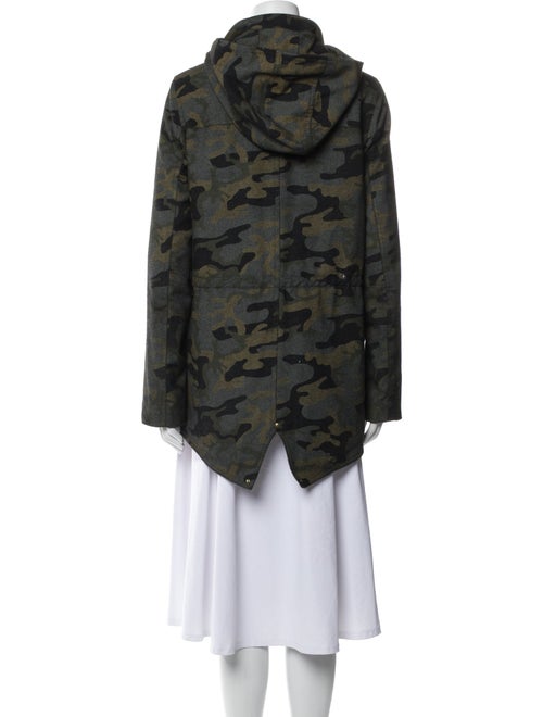 Veronica Beard Wool Printed Parka