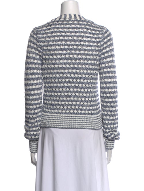 Veronica Beard Printed V-Neck Crop Top