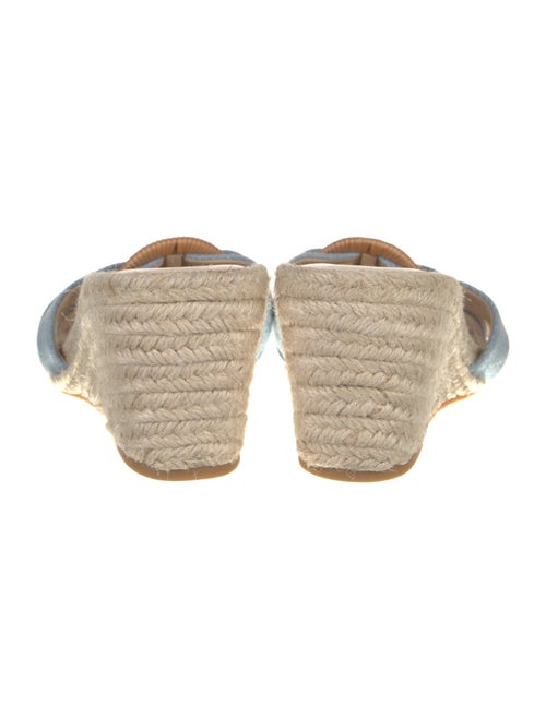 Veronica Beard Denim Animal Print Espadrilles