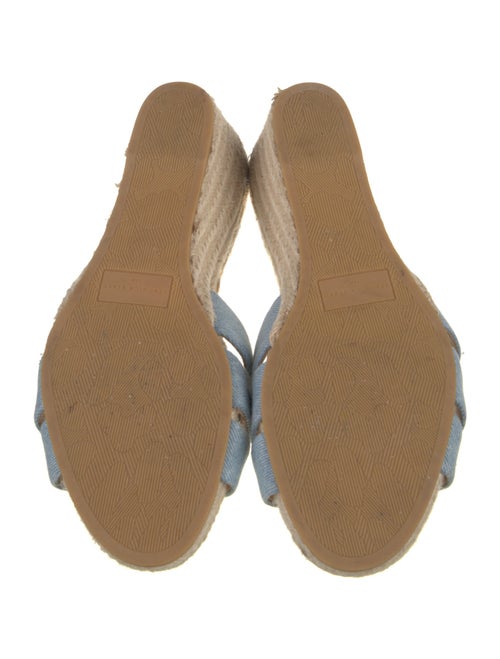 Veronica Beard Denim Animal Print Espadrilles