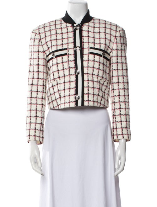 Veronica Beard Tweed Pattern Evening Jacket