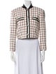 Veronica Beard Tweed Pattern Evening Jacket