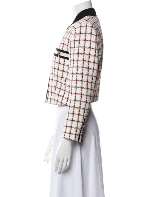 Veronica Beard Tweed Pattern Evening Jacket