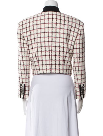 Veronica Beard Tweed Pattern Evening Jacket