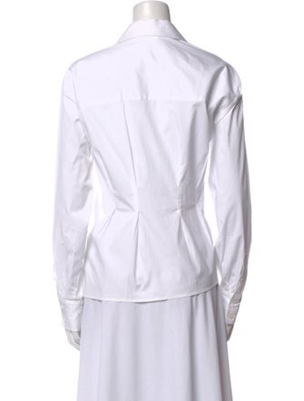 Veronica Beard Long Sleeve Button-Up Top