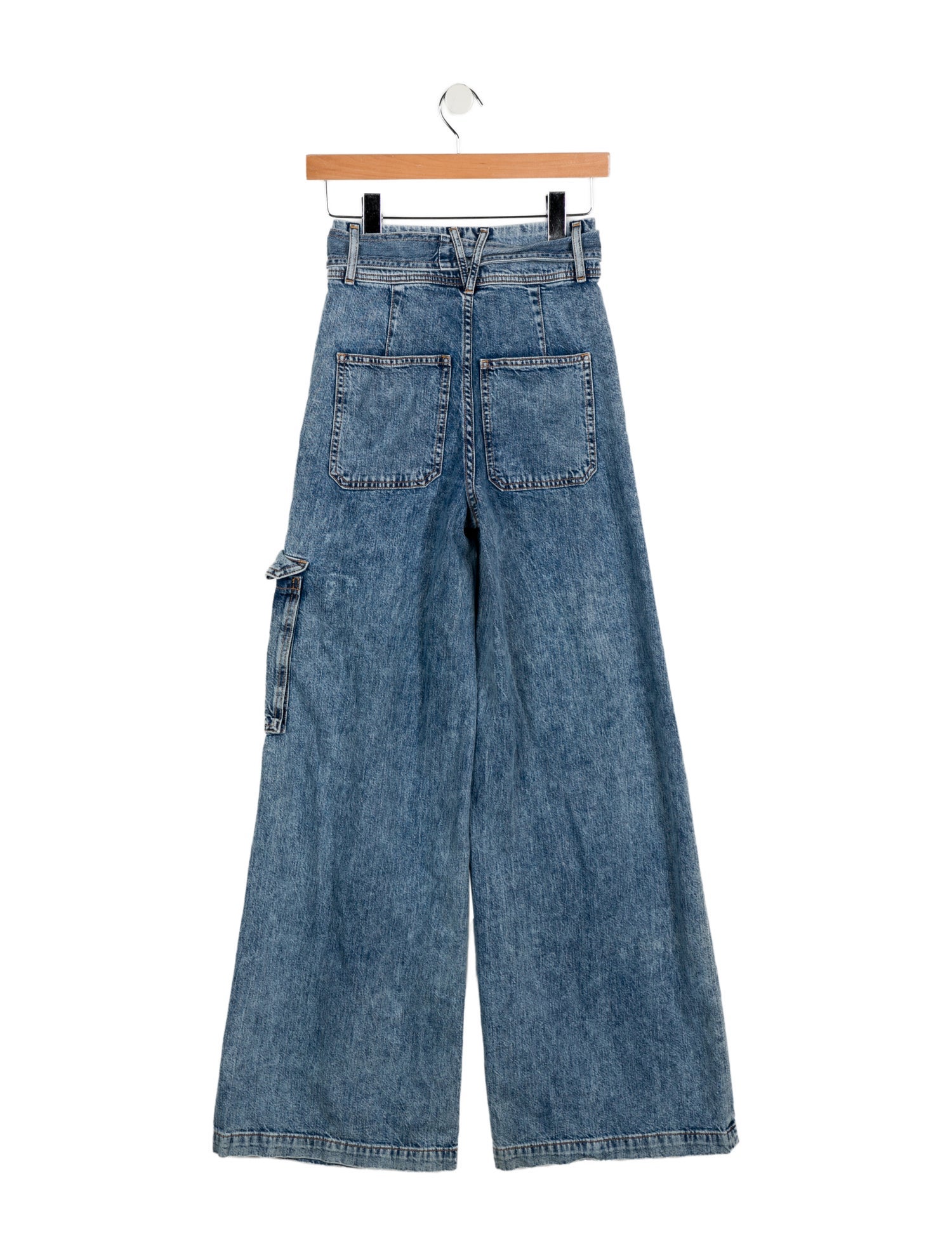 Veronica Beard High-Rise Wide Leg Jeans