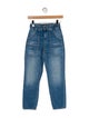 Veronica Beard Mid-Rise Straight Leg Jeans