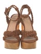 Veronica Beard Suede Braided Accents Sandals