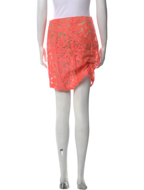 Veronica Beard Lace Pattern Mini Skirt