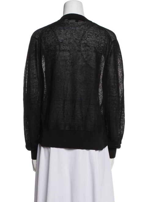 Veronica Beard Linen V-Neck Blouse