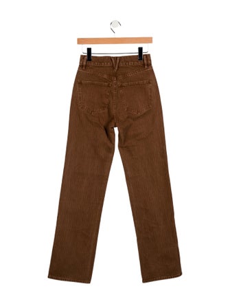 Veronica Beard High-Rise Wide Leg Jeans
