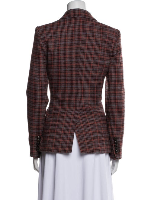 Veronica Beard Plaid Print Blazer