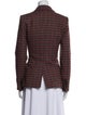 Veronica Beard Plaid Print Blazer