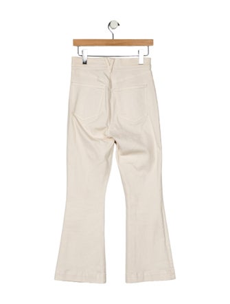 Veronica Beard High-Rise Wide Leg Jeans