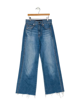 Veronica Beard High-Rise Wide Leg Jeans