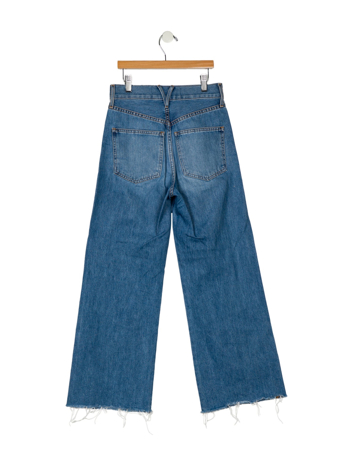 Veronica Beard High-Rise Wide Leg Jeans
