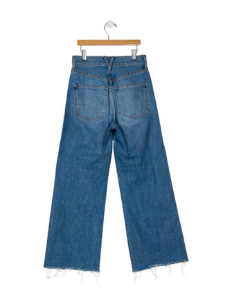 Veronica Beard High-Rise Wide Leg Jeans