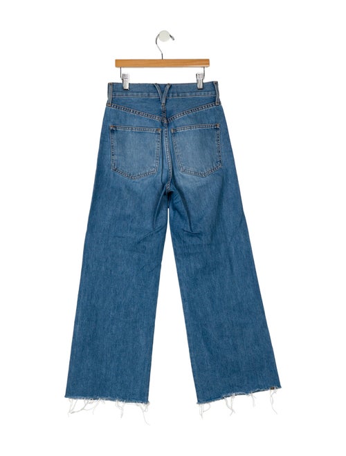 Veronica Beard High-Rise Wide Leg Jeans