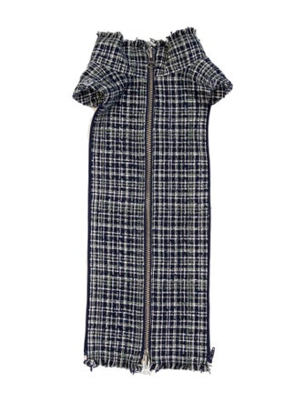 Veronica Beard Plaid Print Dickey
