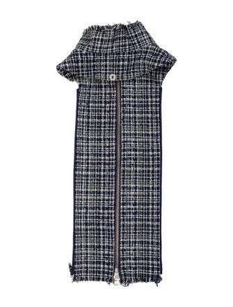 Veronica Beard Plaid Print Dickey