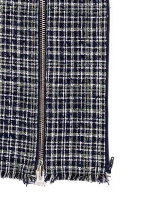 Veronica Beard Plaid Print Dickey