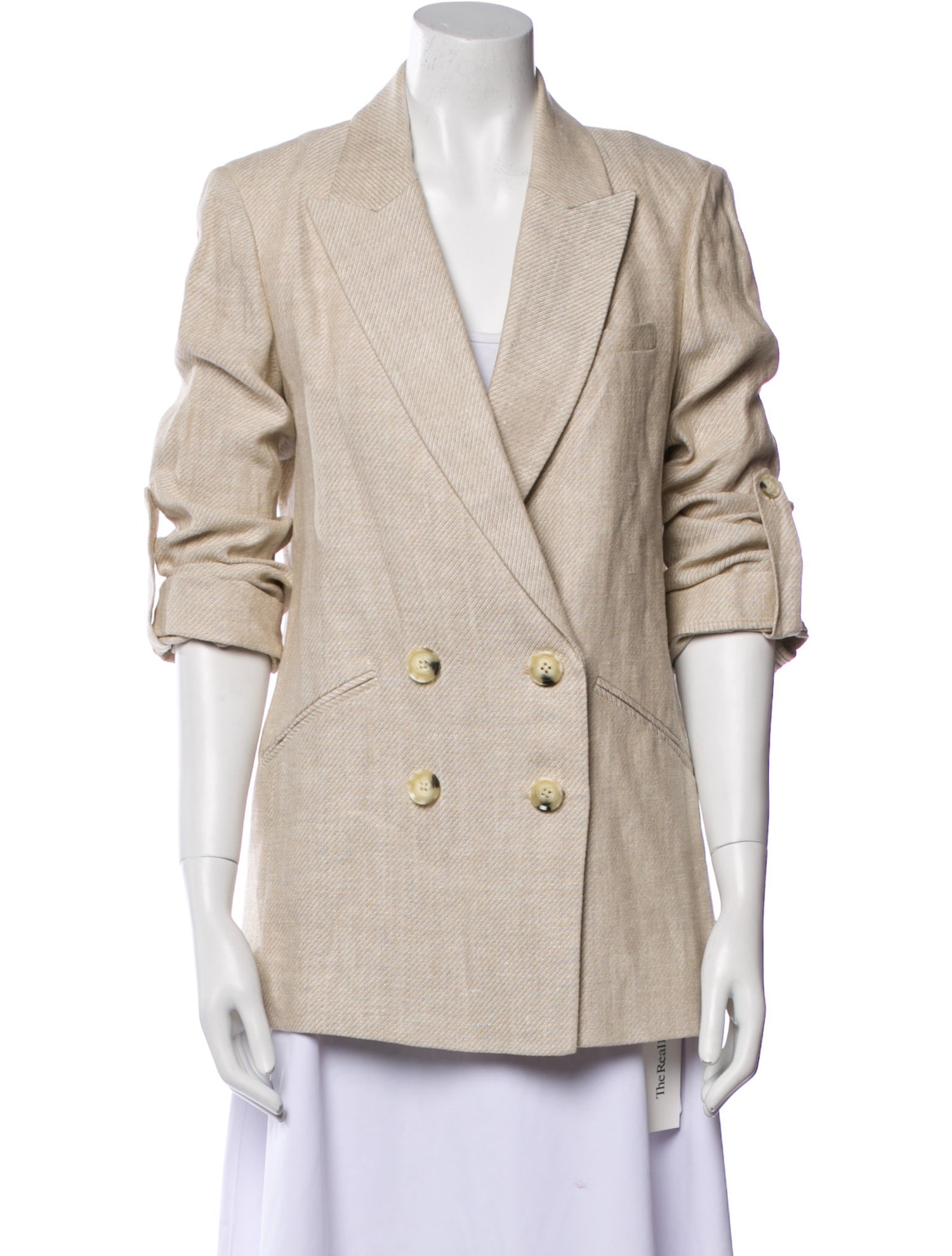 Veronica Beard Linen Striped Blazer w/ Tags