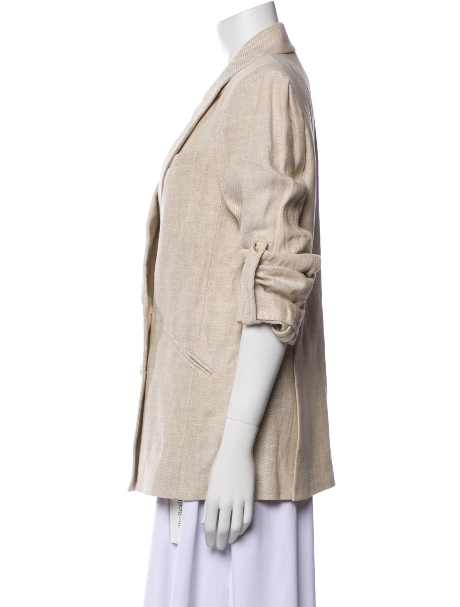 Veronica Beard Linen Striped Blazer w/ Tags