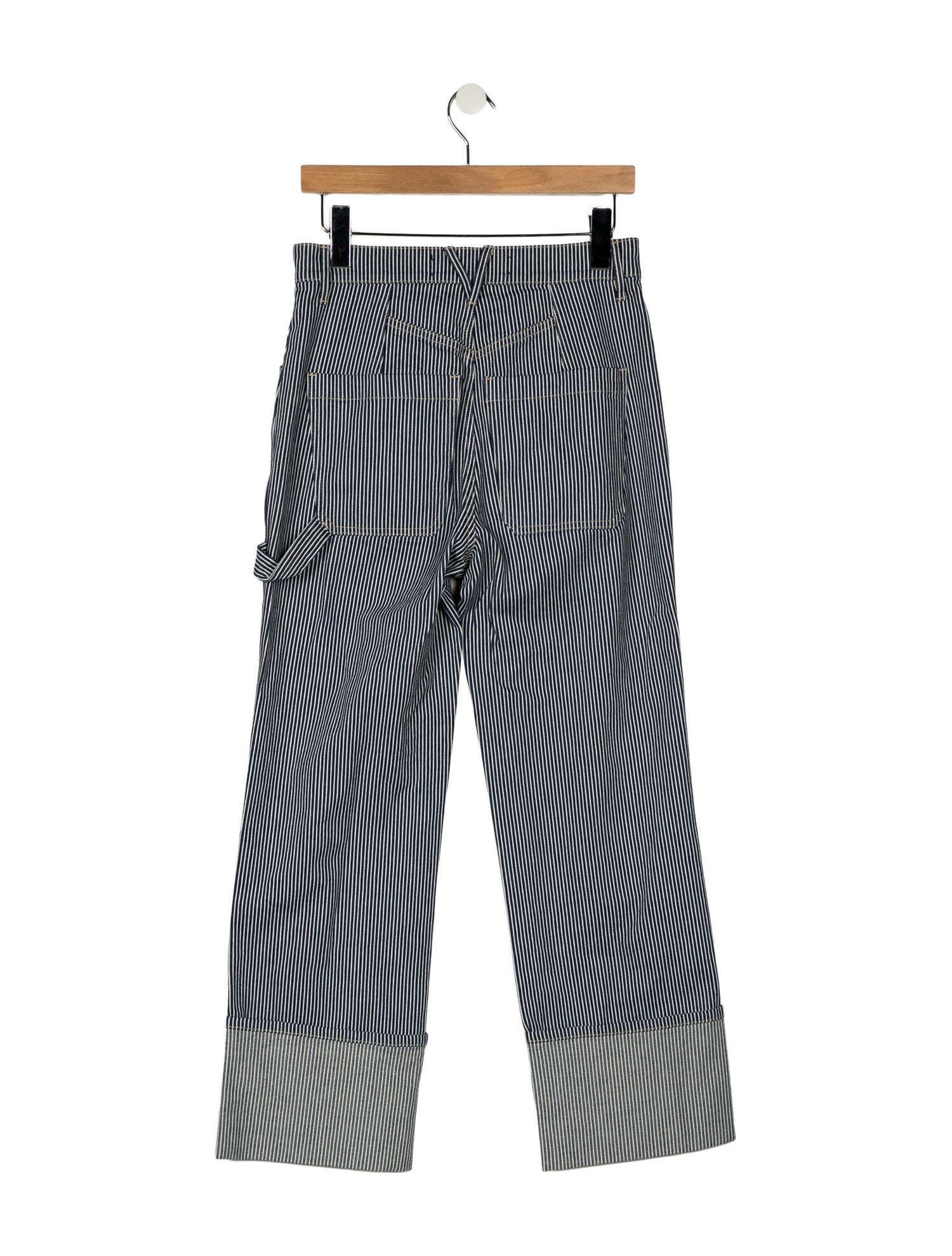 Veronica Beard Striped Wide Leg Pants