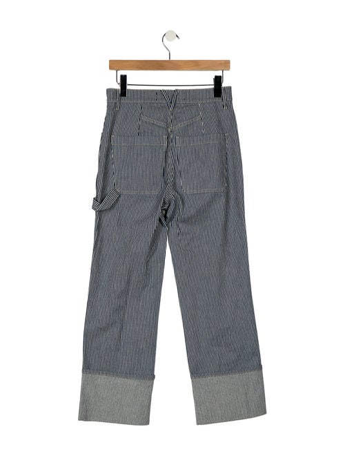 Veronica Beard Striped Wide Leg Pants