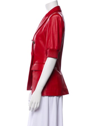 Veronica Beard Leather Blazer